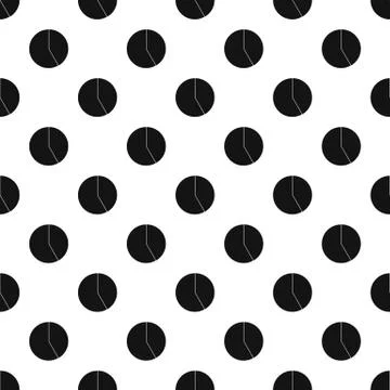 Abstract pie chart for business pattern Stock Illustration