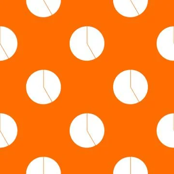 Abstract pie chart for business pattern seamless Illustrazione stock