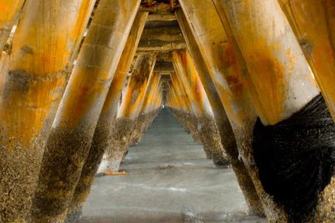 Abstract pier Stock Photos