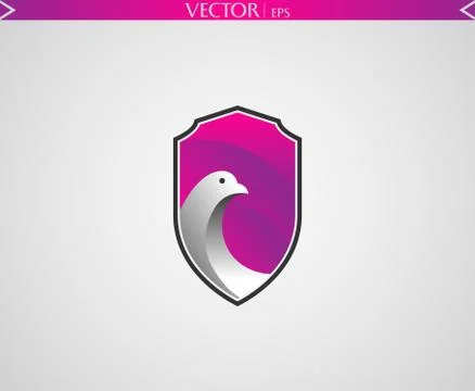 Abstract Pigeon Logo Stock-Illustration