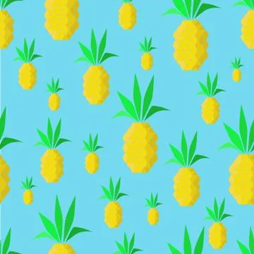 Abstract pineapple Stock Illustration