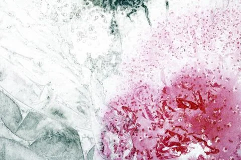 Abstract pink and back ink marble cracked background creative swirl paint Stock Illustration