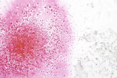Abstract pink and back ink marble cracked background creative swirl paint Stock Illustration