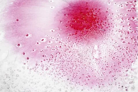 Abstract pink and back ink marble cracked background creative swirl paint Stock Illustration