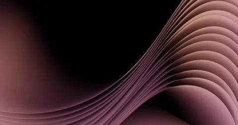 Abstract pink and beige undulating layers in harmonious Stock Footage 254416626