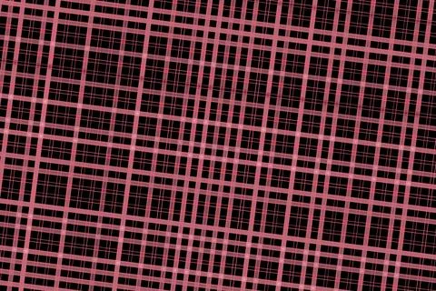 Abstract pink and black grid pattern with intersecting lines Stock Illustration