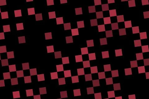 Abstract pink and black square pattern background Stock Illustration