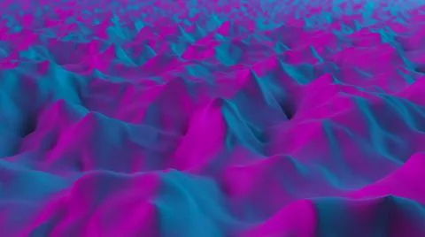 Abstract pink and blue background, 3d illustration Stock Illustration
