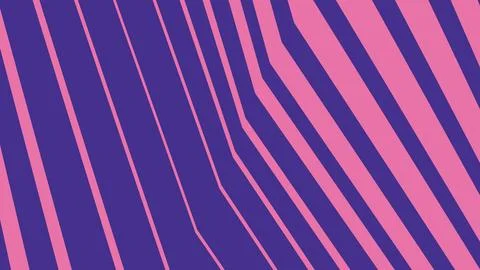 Abstract pink and blue diagonal striped pattern background Illustrazione stock