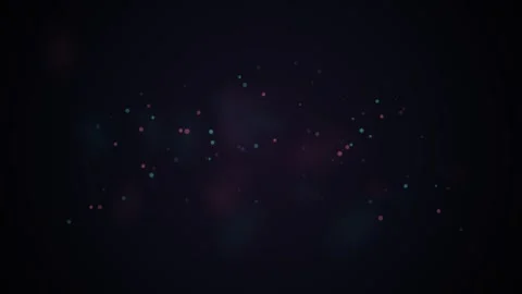 Abstract pink and blue floating particles on a dark background Stock Footage 335884192