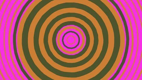 Abstract pink and brown circular pattern background Stockillustratie