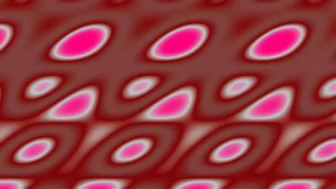 Abstract pink and brown repeating oval geometric pattern background loop Stock Footage 341057085