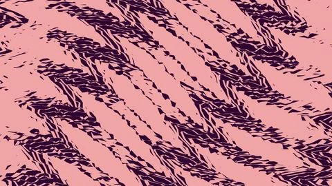 Abstract pink and dark red wavy zigzag pattern background Illustrazione stock