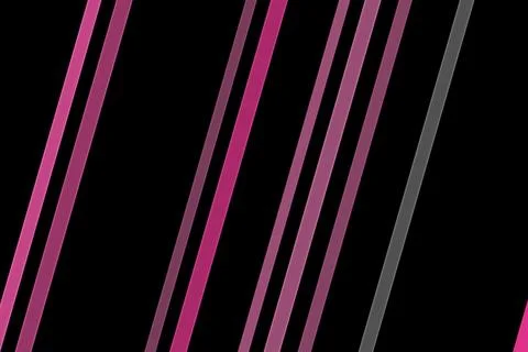 Abstract pink and gray lines on black background Stock Illustration