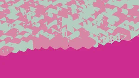 Abstract pink and light blue geometric pattern background Stock Illustration