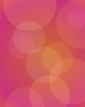 Abstract pink and orange gradient background with soft overlapping transluc.. Stock Illustration