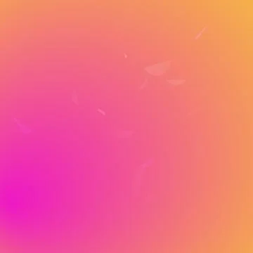 Abstract Pink and Orange Gradient Background with Soft Bokeh and Floating G.. Stock Illustration