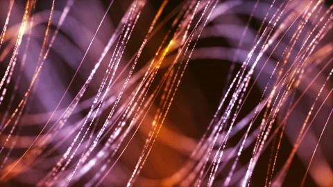 Abstract Pink And Orange Lines Background Loop Stock-Footage 201780370