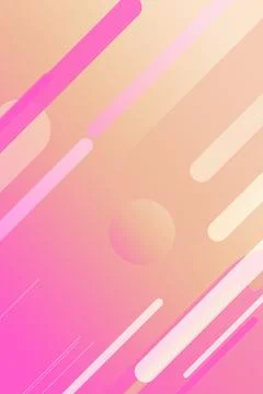Abstract pink and peach gradient background with soft glowing stripes and d.. Stock Illustration
