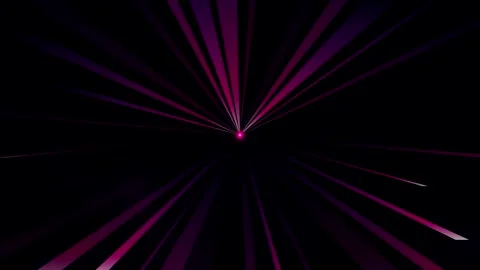 Abstract Pink and Purple Light Rays Tunnel Stock Footage 344070218
