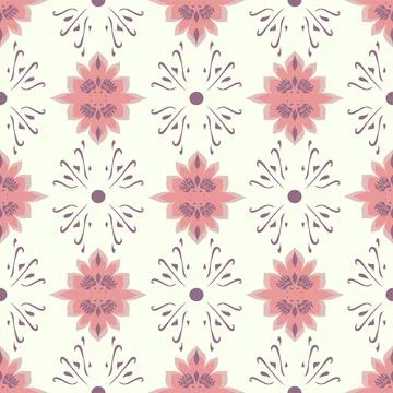 Abstract Pink And Purple Pattern Stock Illustration