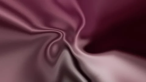Abstract pink and red liquid silk waves background, glossy satin motion loop Stock Footage 341983818