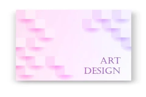 Abstract pink and violet background with brick shadow texture. Vector 3d white Stock Illustration