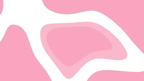 Abstract pink and white background with wavy shapes Stock Footage 291502117