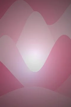 Abstract Pink and White Gradient Waves Stock Illustration