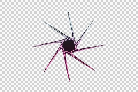 Abstract of pink and white light rays converging from to bottom transparent 스톡 일러스트
