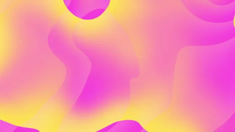 Abstract pink and yellow gradient shapes ideal for backgrounds Stock Footage 293769047
