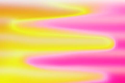 Abstract Pink and Yellow Gradient Wave Background Stock Illustration