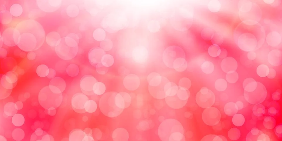 Abstract pink background with bokeh. Vector illustration Stock Illustration