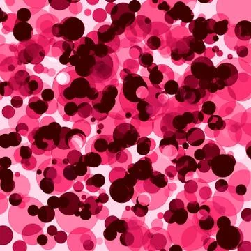 Abstract pink background with circles Stock Illustration