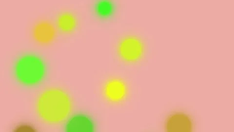 Abstract pink background with colorful floating circles Stock Footage 325769508