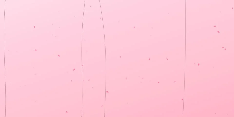 Abstract pink background with delicate falling petals Stock Illustration