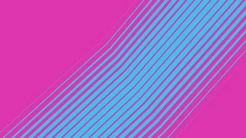Abstract pink background with diagonal cyan pixel lines Stockillustratie