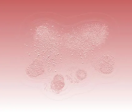 Abstract pink background with fireworks exploding, creating festive atmospher 库存照片