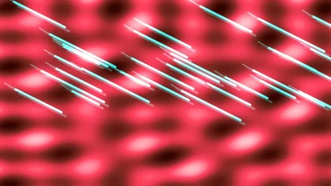 Abstract Pink Background with Flowing Sperm Cells Animation Stock Footage 331717195