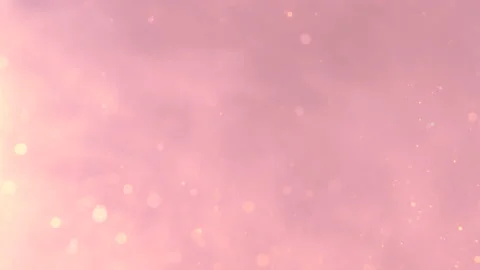 Abstract pink background with moving particles and bokeh. Stock Footage 104768749