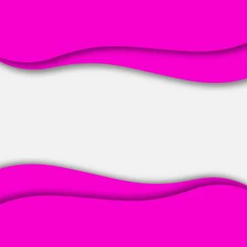 Abstract pink background. Paper cut style with shadow. Space for text. Stock - Stock Illustration