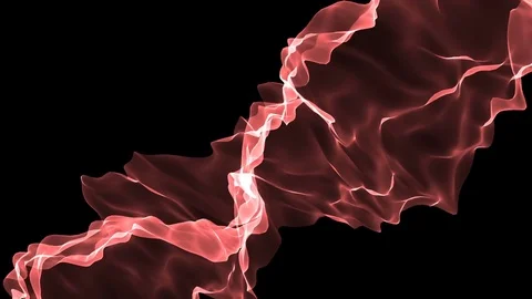 Abstract pink background. slowly moving folds. computer graphics Stock Footage 82443333