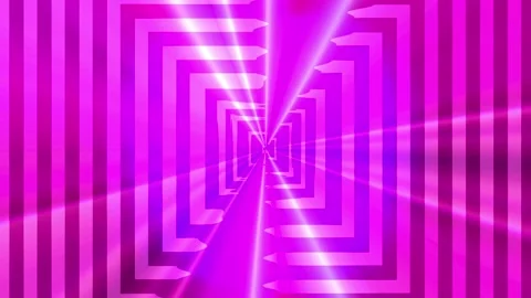 Abstract pink background with soft highlights and running square Stock Footage 252026778