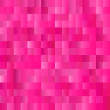 Abstract pink background with squares pattern. Vector Stock Illustration