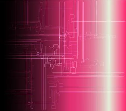 Abstract pink background technical vector Stock Illustration