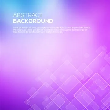 Abstract Pink background with transparent squares. Stock Illustration