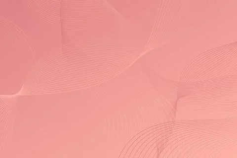 Abstract Pink Background With Wavy Lines Illustrazione stock