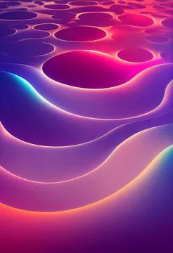 Abstract pink bright waves pattern Stock Illustration