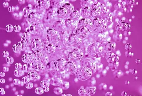 Abstract pink bubble Stock Photos