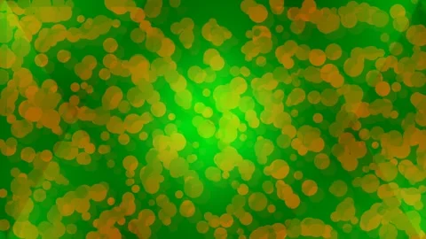 Abstract Pink Bubbles Floating on Purple Gradient Background, Bokeh Effect Stock Footage 331992468